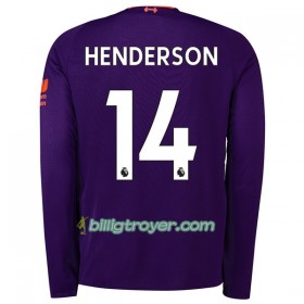 Billige Fotballdrakter Liverpool Henderson 14 Bortedraktsett 2018/19 Langermet